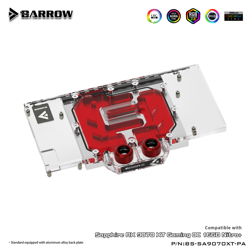 Bloque de agua GPU para SAPPHI - Rx 9070 16Gb reseña y precio