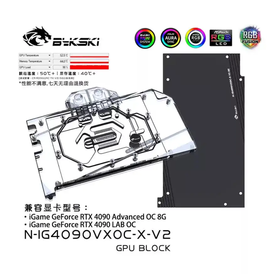 Bloque de refrigeración líquid - Rtx 4090 Water Block reseña y precio